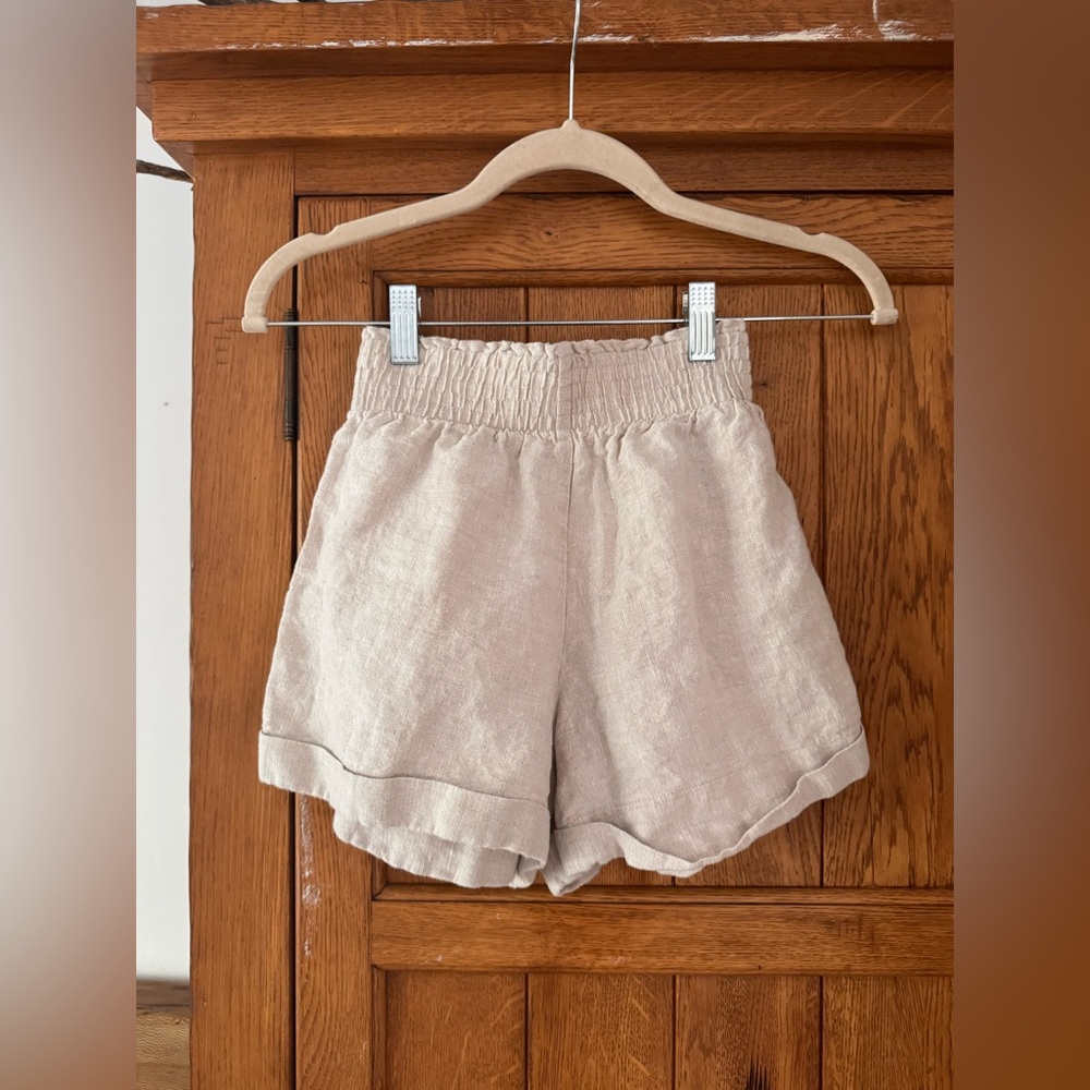 Reformation Nashville Linen Shorts